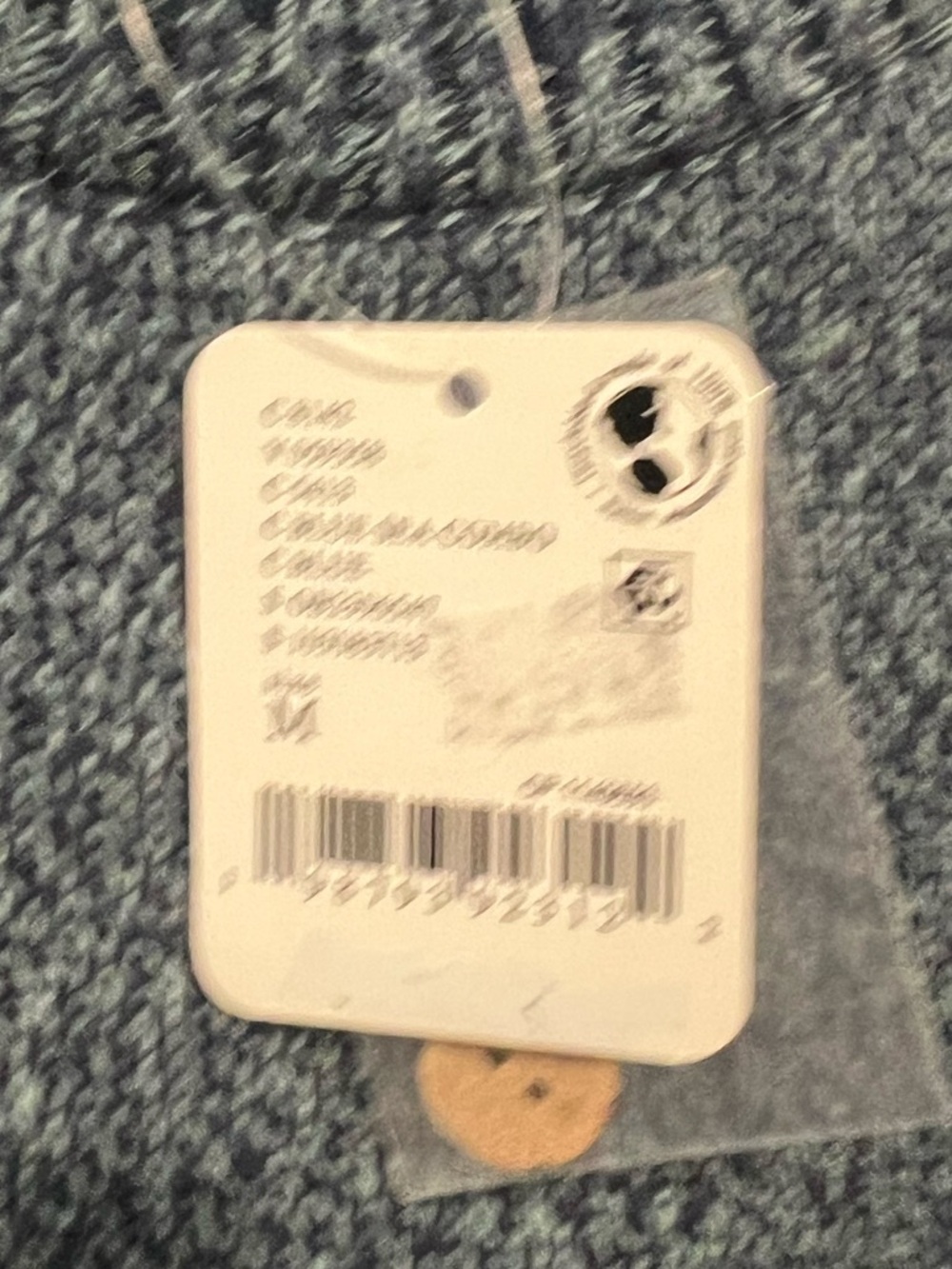 Free People Button Up Sweater Set, Blue Heather, MED , NWT - Picture 9 of 9